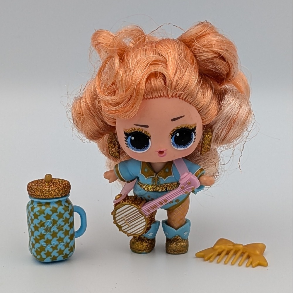 LOL Surprise Bluegrass Queen RM-002 Remix Hair Flip Doll with Banjo Accessories